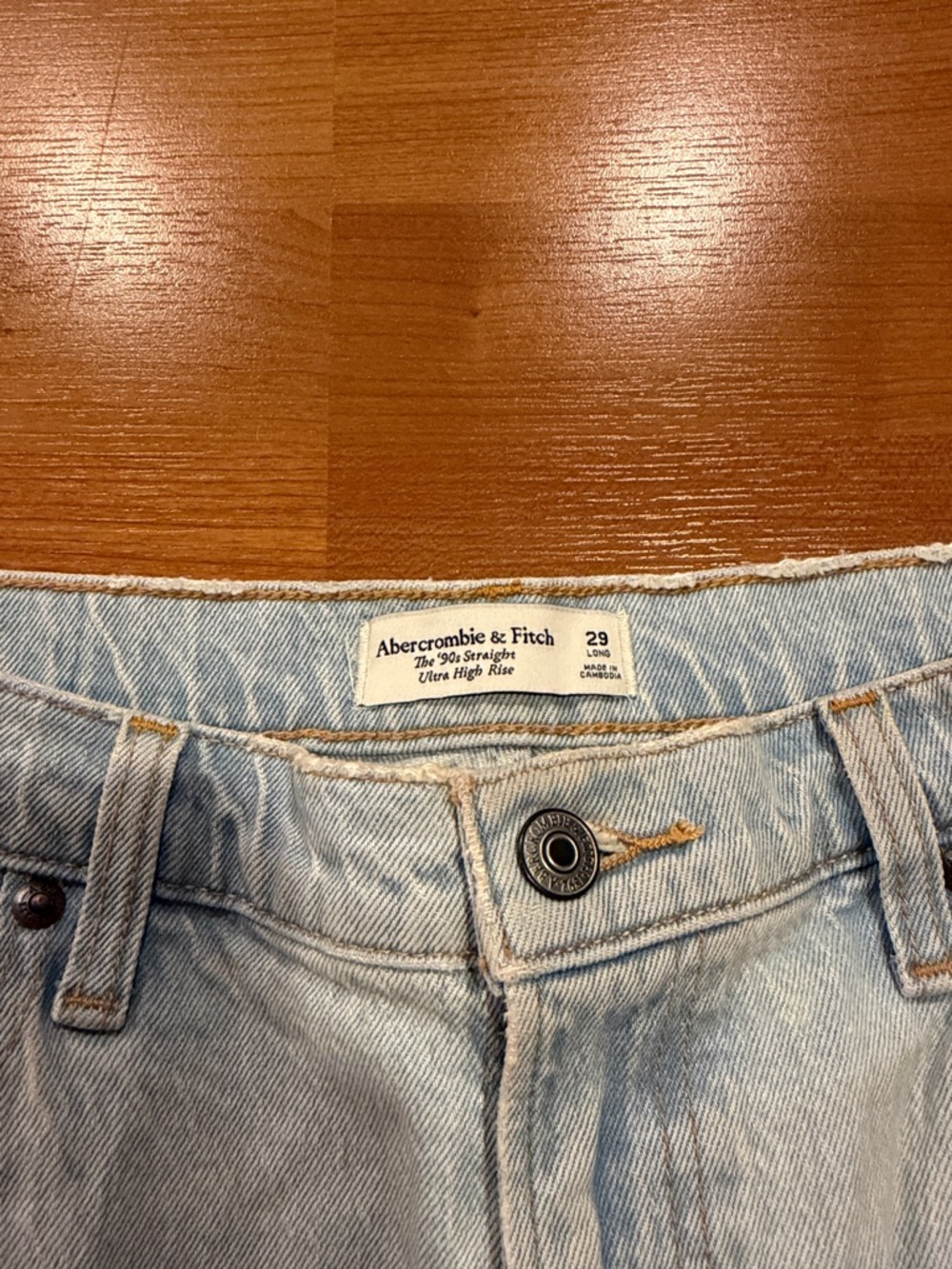 Abercrombie & Fitch Ultra Hi-Rise 90’s Straight Jean - Picture 8 of 8